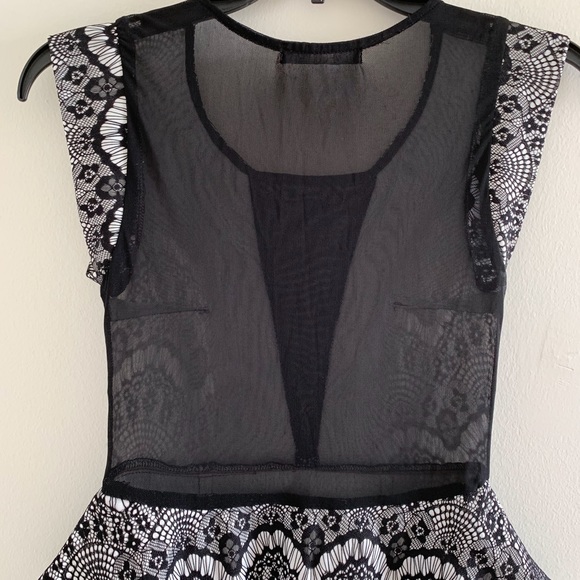 🛍NWOT Love Culture Lace Mesh Bodycon Dress - Picture 5 of 6
